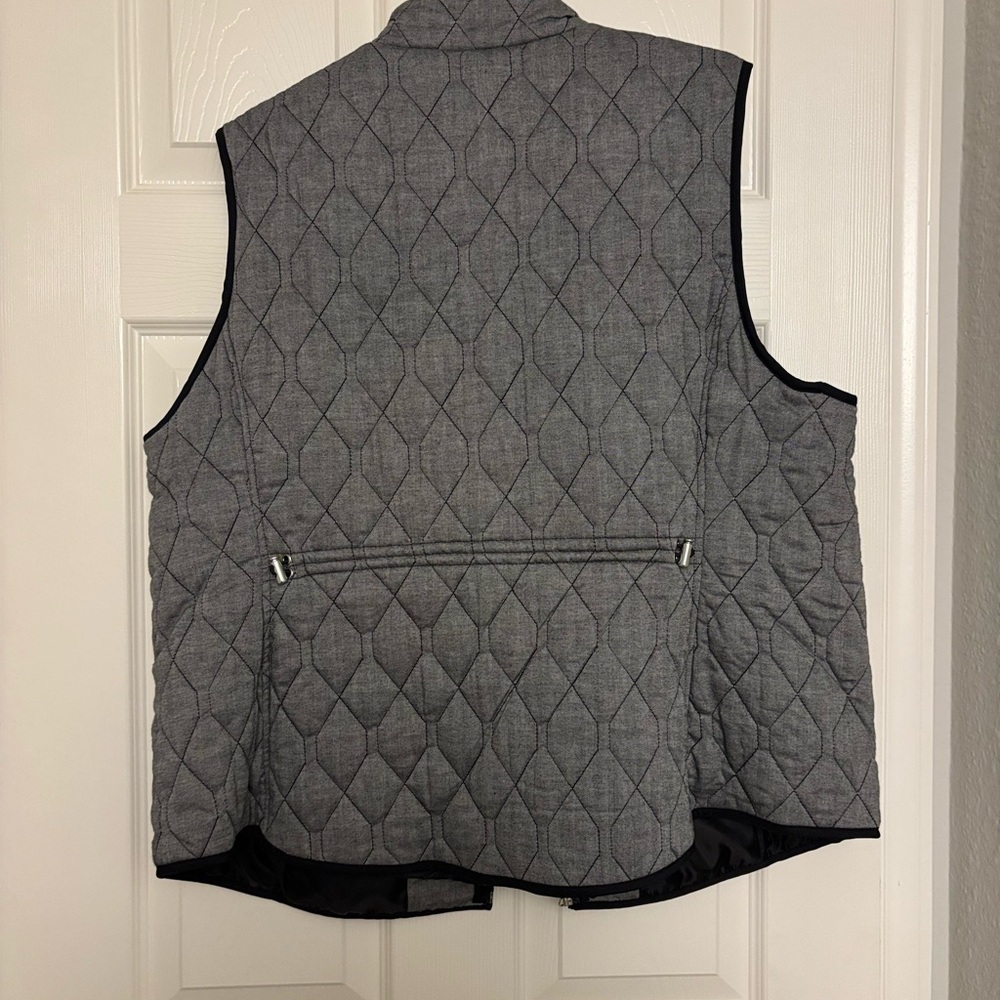 Quilted Gray Women's Vest